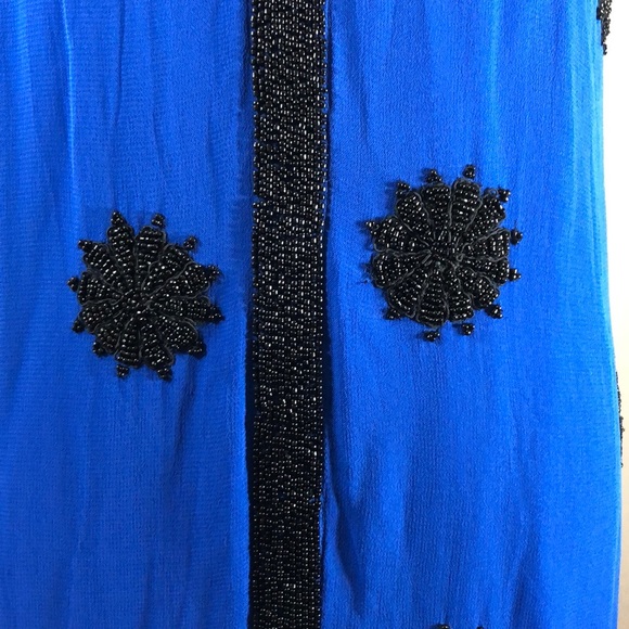 Vintage French Connection Beaded Mini Dress - Picture 3 of 7